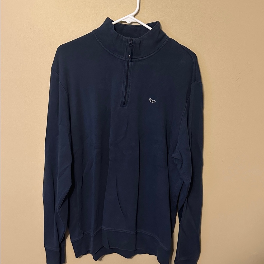 Vineyard Vines Dark Blue Quarter-Zip Pullover